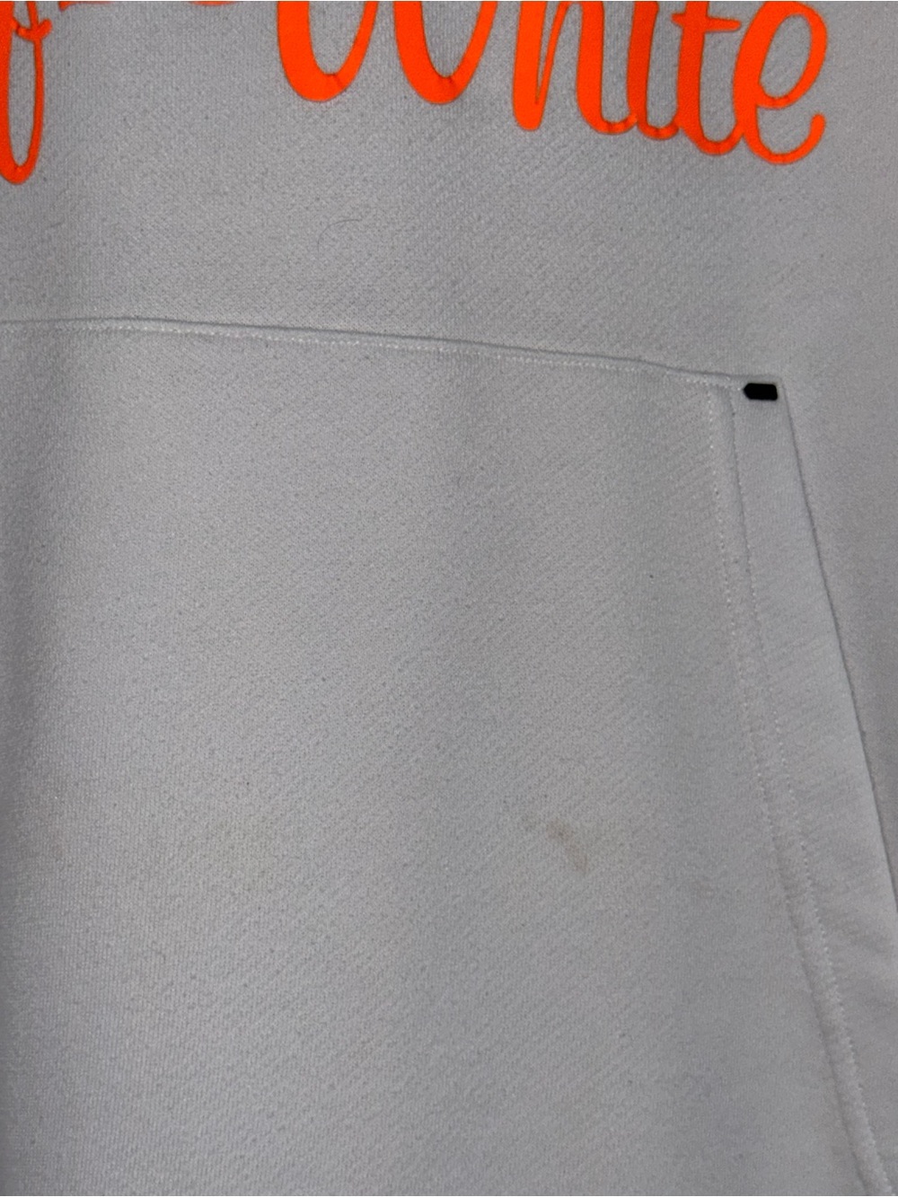 Nike Lab x OFF-WHITE Mercurial NRG X Hoodie White/Orange - Picture 4 of 6